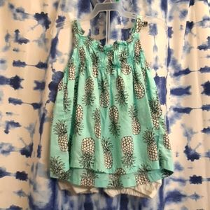 Carter's Toddler 3T Pineapple Tanktop & Shorts Set